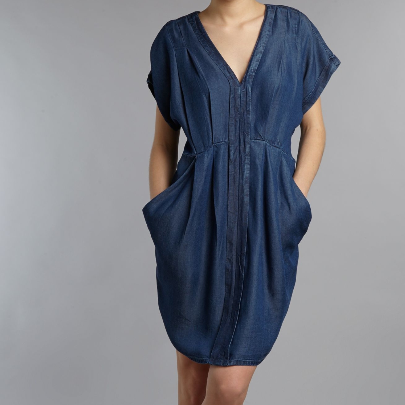 A close-up of a Classy Tencel dress