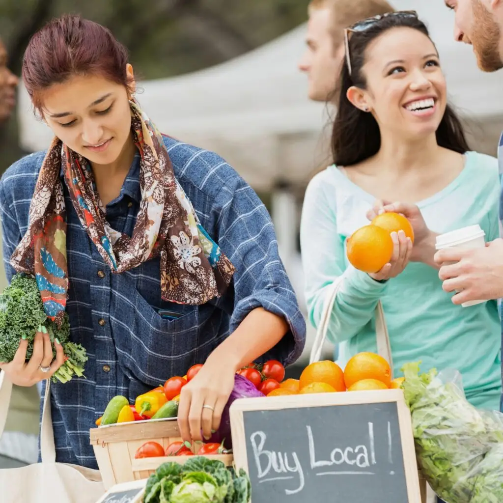 A Vibrant Local Farmers Market