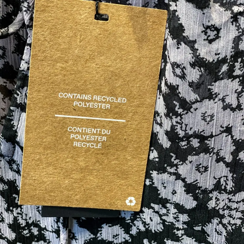 A recycled polyester jacket