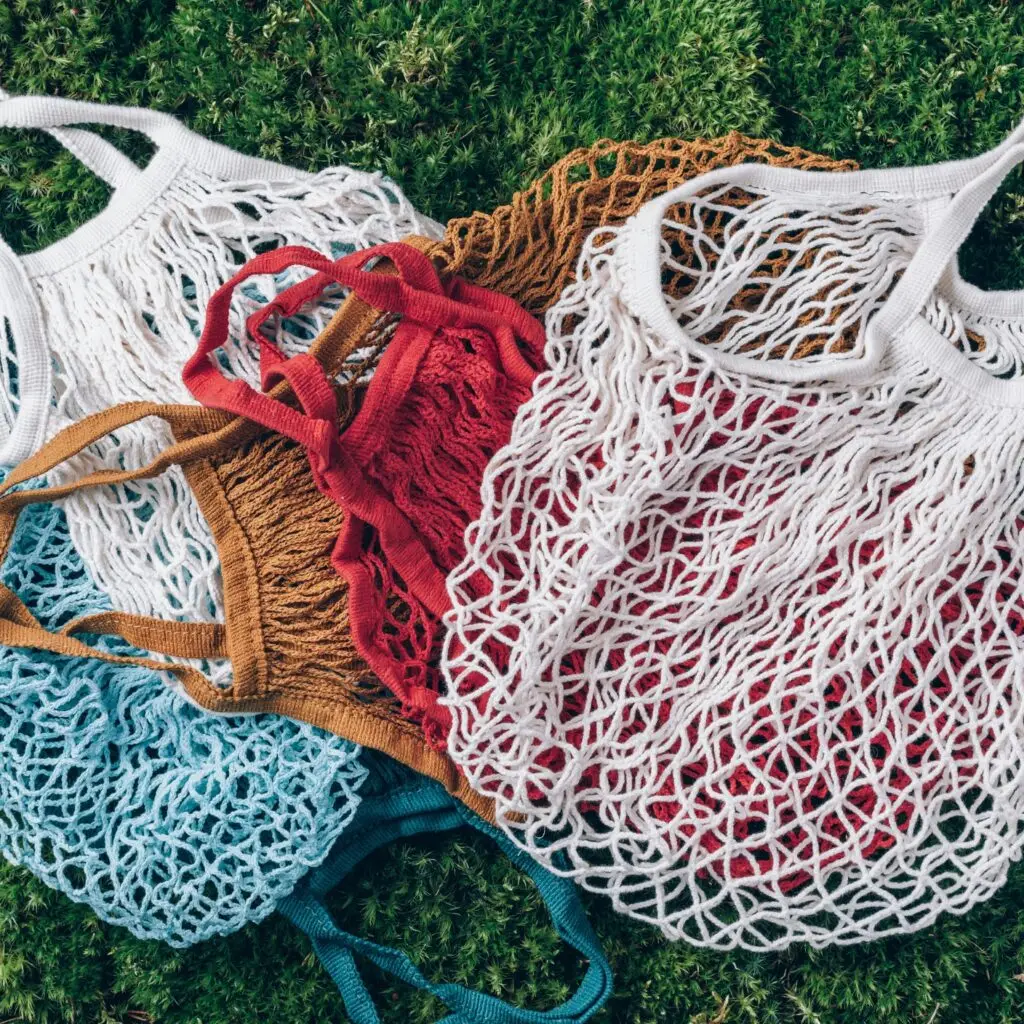 Colorful Reusable Grocery Bags