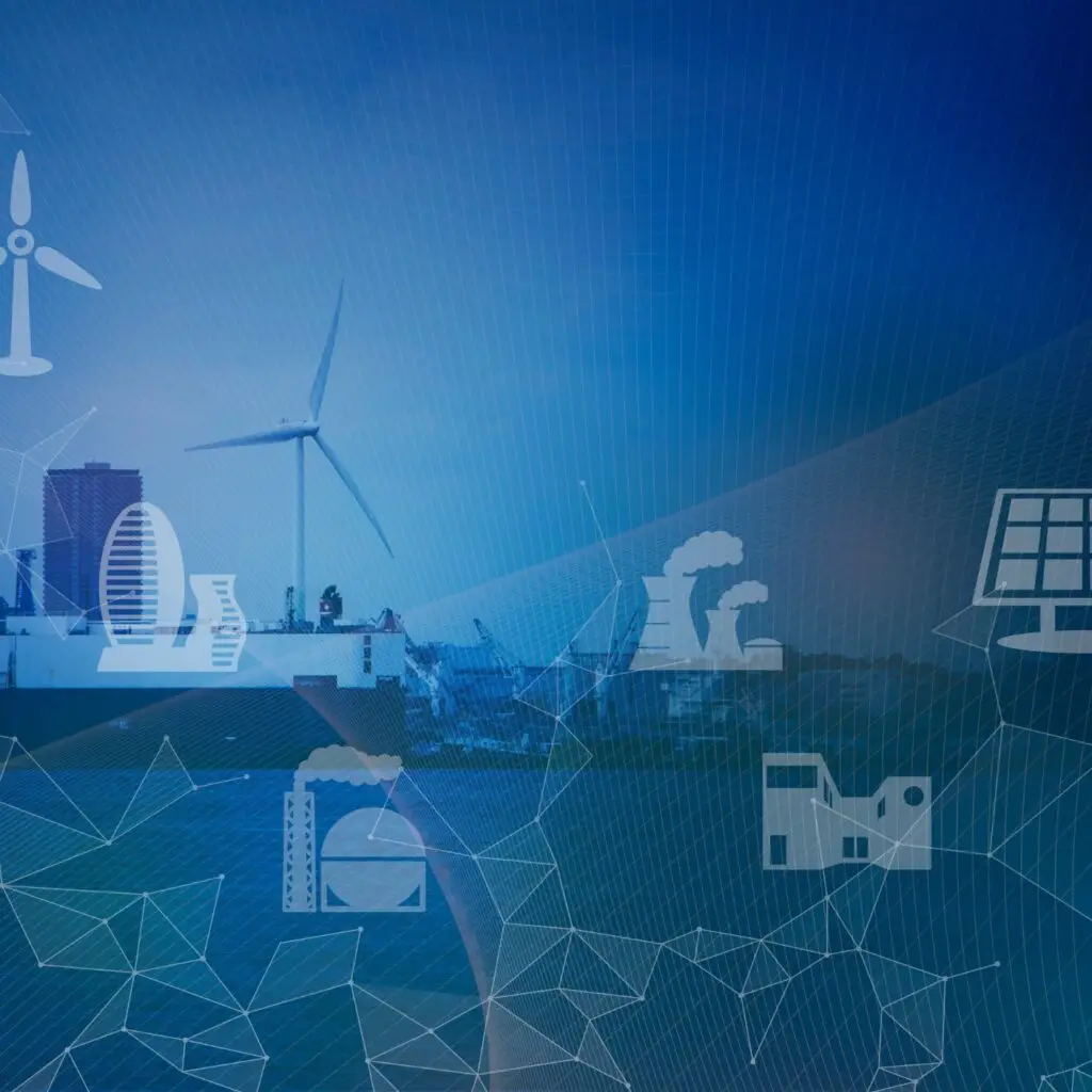 High Tech Control Room Monitoring Smart Grids