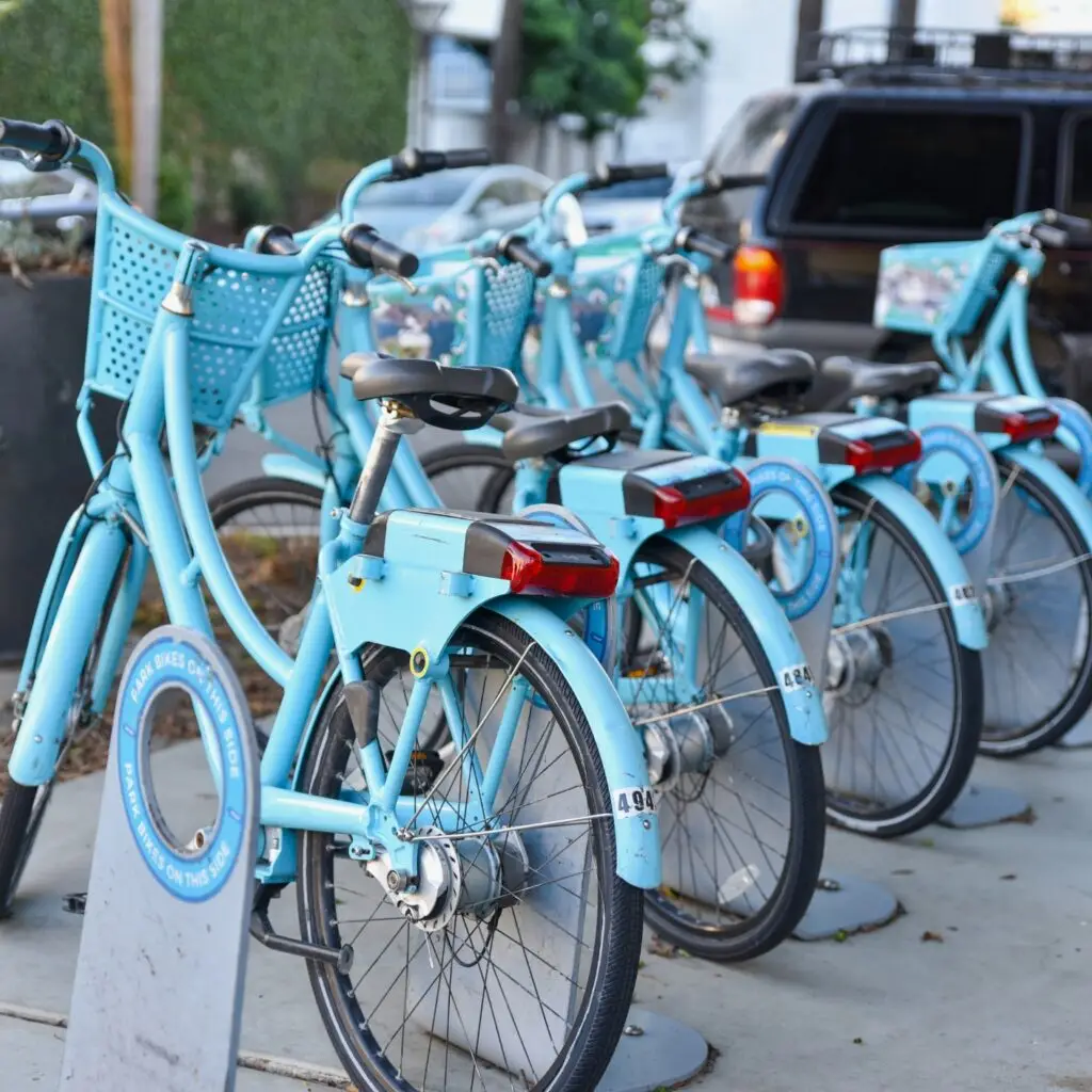 Many Eco-friendly Bikes Ready to go