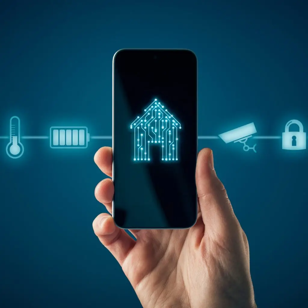 Modern Smart Home Controlled Via SmartPhone