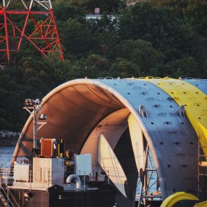 Tidal Turbine Used to generate Electricity from Tides